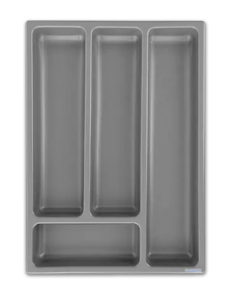 Séparateur de tiroir Artik Designs, modèle 041, gris, 4 compartiments