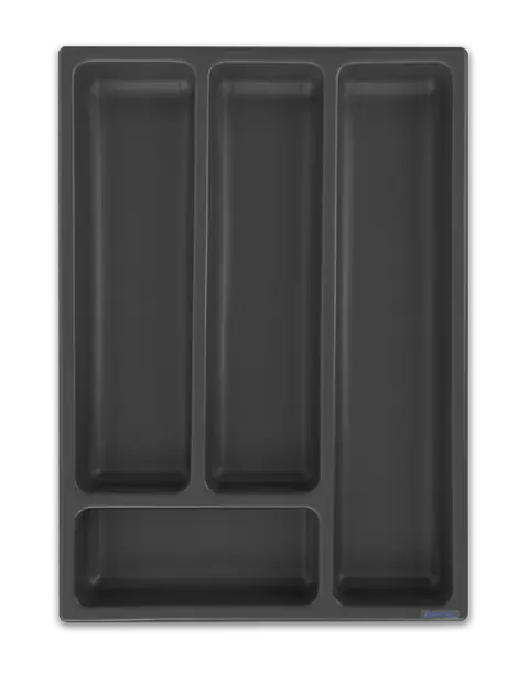 Séparateur de tiroir Artik Designs, modèle 041, noir, 4 compartiments