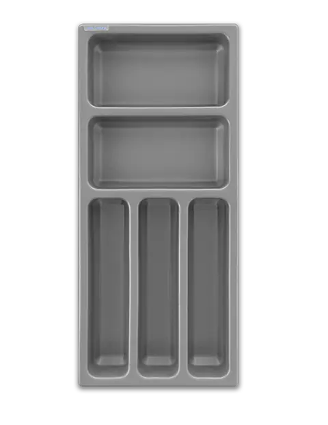 Séparateur de tiroir Artik Designs, modèle 051, gris, 5 compartiments